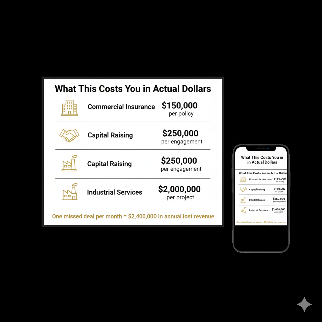 What one missed deal costs